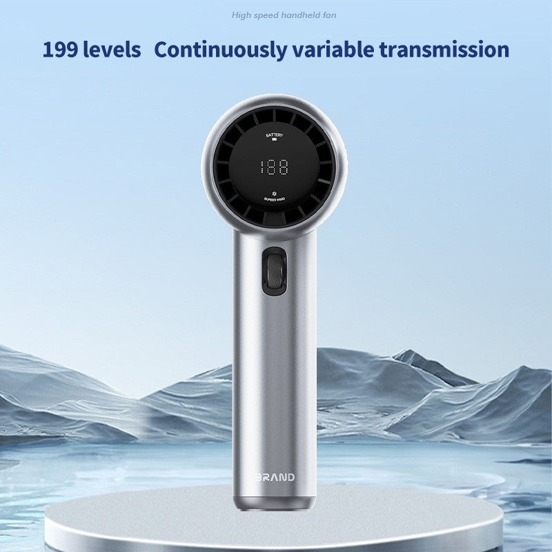 (HOME+) High Speed 199 Speed Handheld Fan Outdoor Portable Small Fan