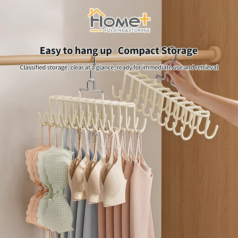 (HOME+) Strap Hanger for Storing Underwear Multifunctional Hook Hanger