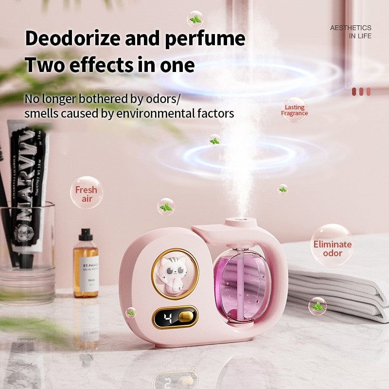 (HOME+) Aromatherapy Machine Household Indoor Fragrance Spray Bedroom Toilet Fragrance Machine Deodorization