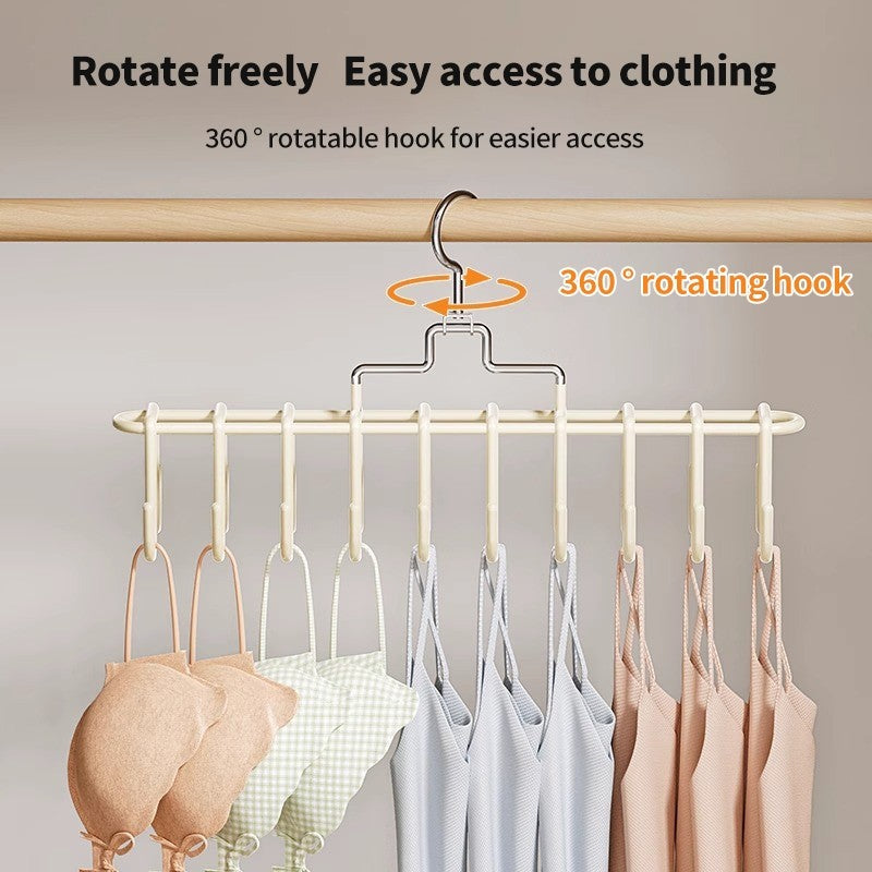 (HOME+) Strap Hanger for Storing Underwear Multifunctional Hook Hanger