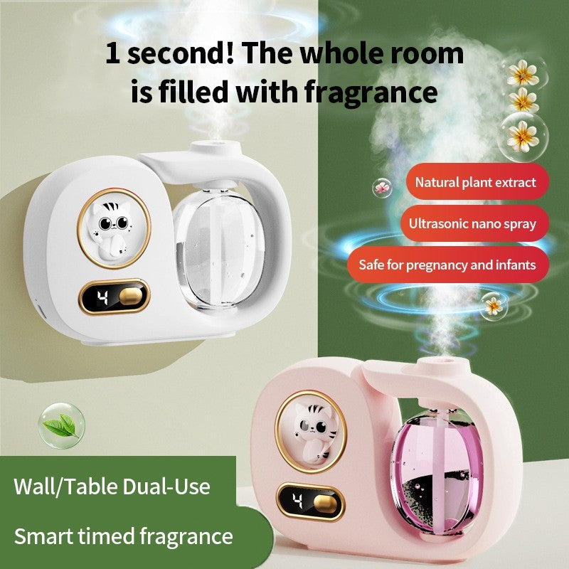 (HOME+) Aromatherapy Machine Household Indoor Fragrance Spray Bedroom Toilet Fragrance Machine Deodorization