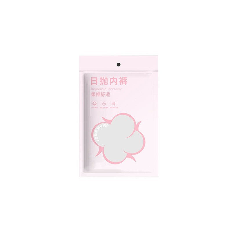 (HOME+) Disposable Cotton Underwear for Women Suitable for Business Trips and Travel