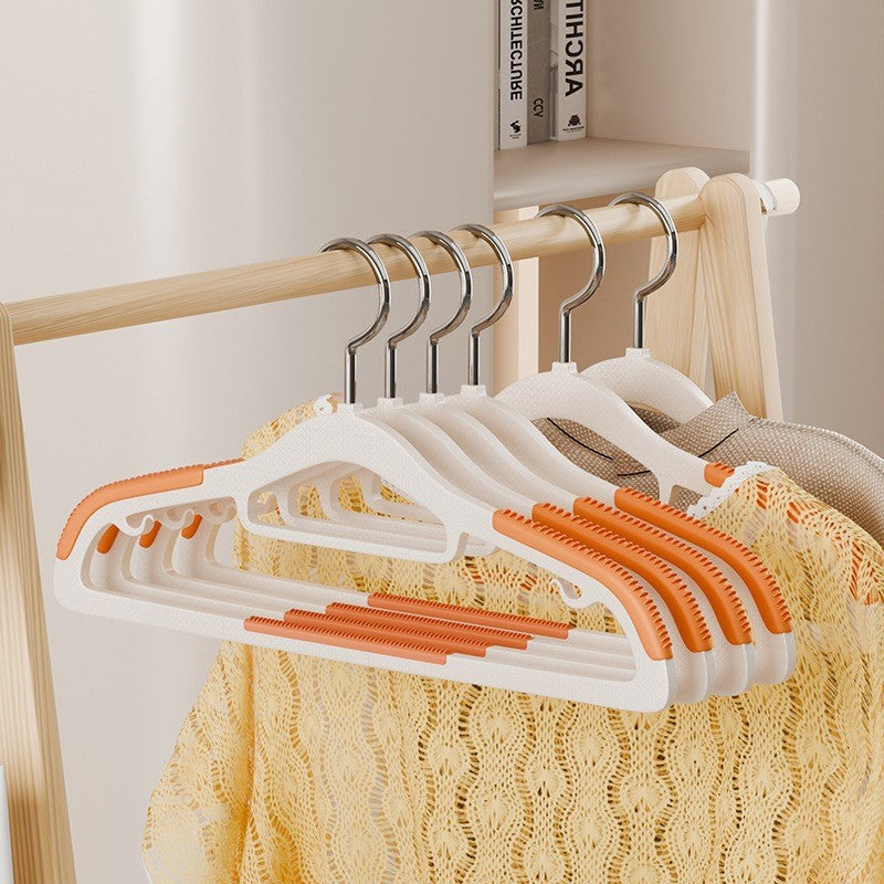 (HOME+) Non-slip Rotatable Plastic Clothes Hanger Suitable for Both Wet and Dry Clothes