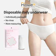 (HOME+) Disposable Cotton Underwear for Women Suitable for Business Trips and Travel