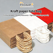 (HOME+) Kraft Paper Bag Handbag Gift Bag Birthday Party Supplies Bag