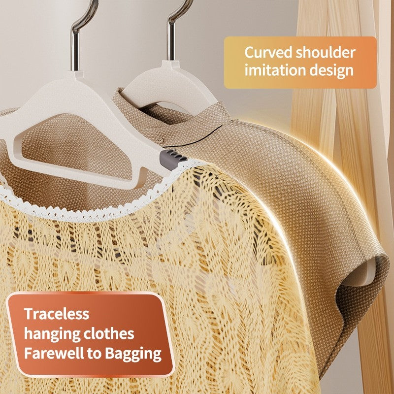 (HOME+) Non-slip Rotatable Plastic Clothes Hanger Suitable for Both Wet and Dry Clothes