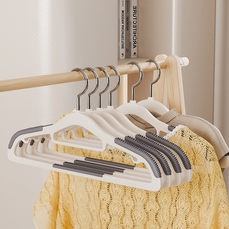 (HOME+) Non-slip Rotatable Plastic Clothes Hanger Suitable for Both Wet and Dry Clothes