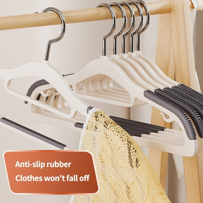 (HOME+) Non-slip Rotatable Plastic Clothes Hanger Suitable for Both Wet and Dry Clothes